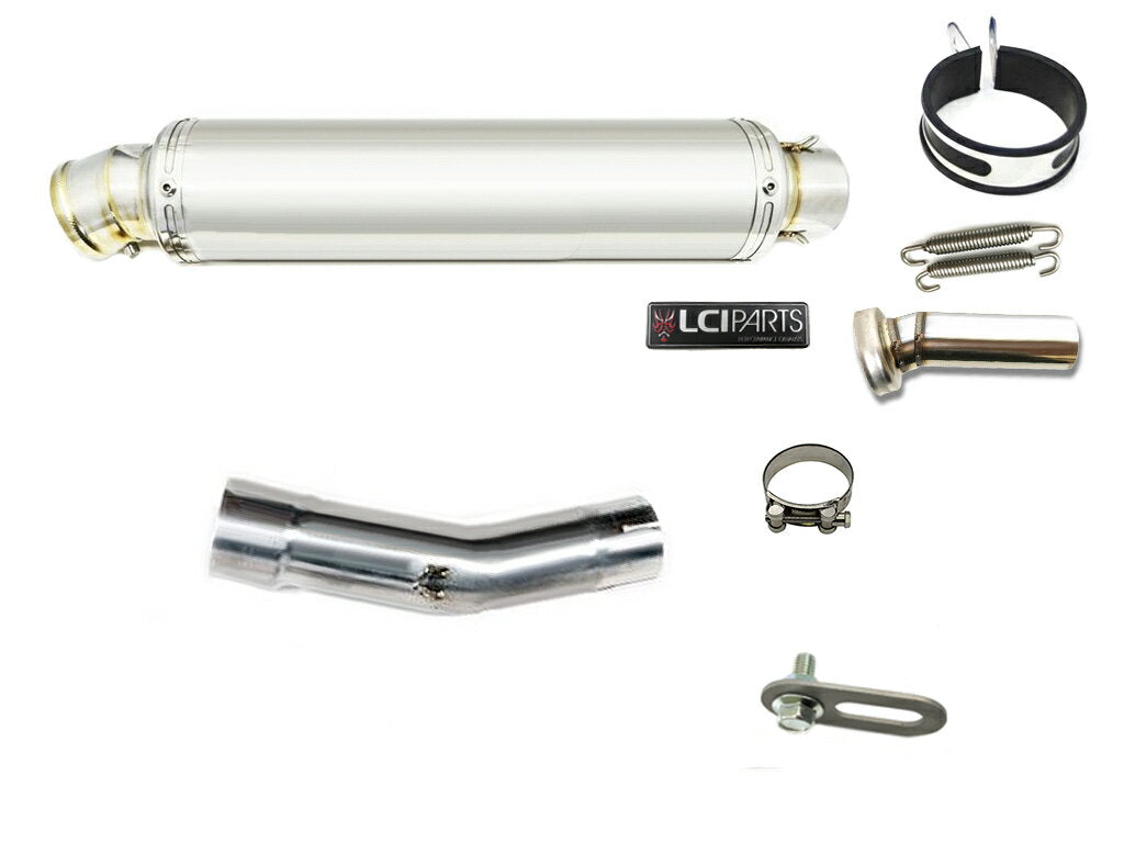 トライアンフ デイトナ675 DAYTONA675 2013-2017 LCIPARTS ラウンドステンレススリップオンマフラー