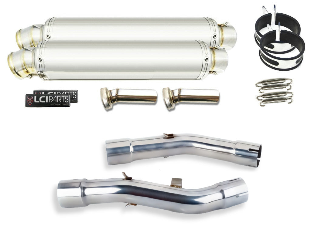 【予約販売 5月中旬頃出荷予定】 ヤマハ FJR1300 2001-2022 LCIPARTS ラウンドステンレススリップオンマフラー