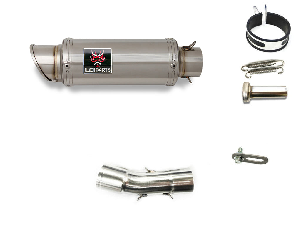 BMW F650GS 2008-2012 LCIPARTS ショートステンレススリップオンマフラー