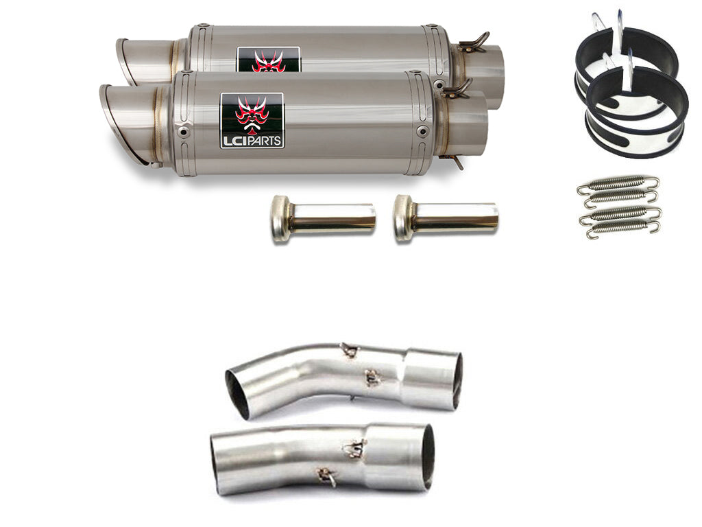 DUCATI 848 1098 1198 LCIPARTS ショートステンレススリップオンマフラー