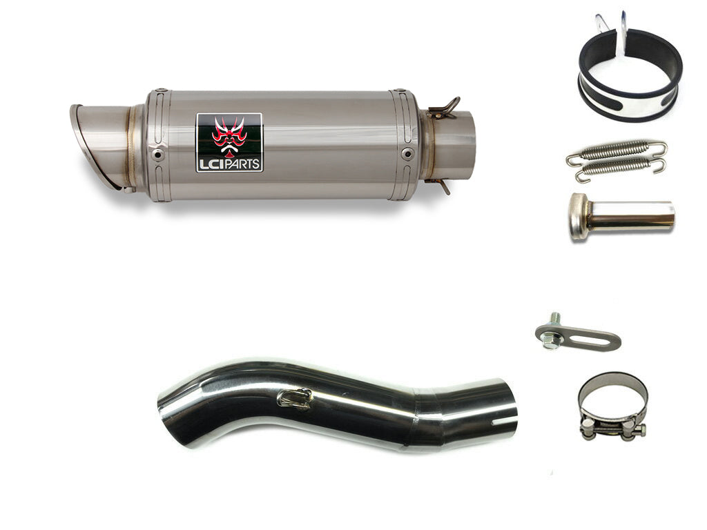ホンダ NX400 2024- LCIPARTS ショートステンレススリップオンマフラー