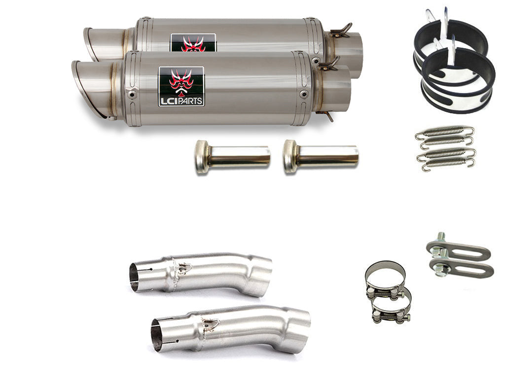 ホンダ ホーネット900 CB900 HORNET 2001- SC48 LCIPARTS ショートステンレススリップオンマフラー