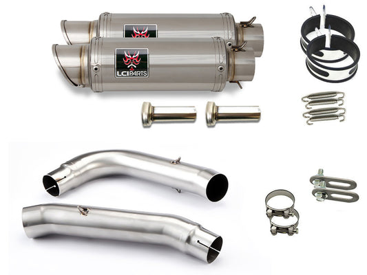 ホンダ VTR1000SP1 RVT1000R RC51 SP1  LCIPARTS ショートステンレススリップオンマフラー
