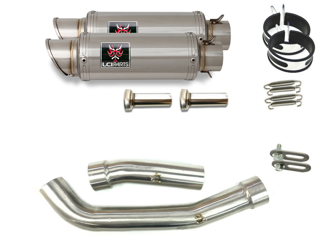 カワサキ Z1000 2007-2009 LCIPARTS ショートステンレススリップオンマフラー