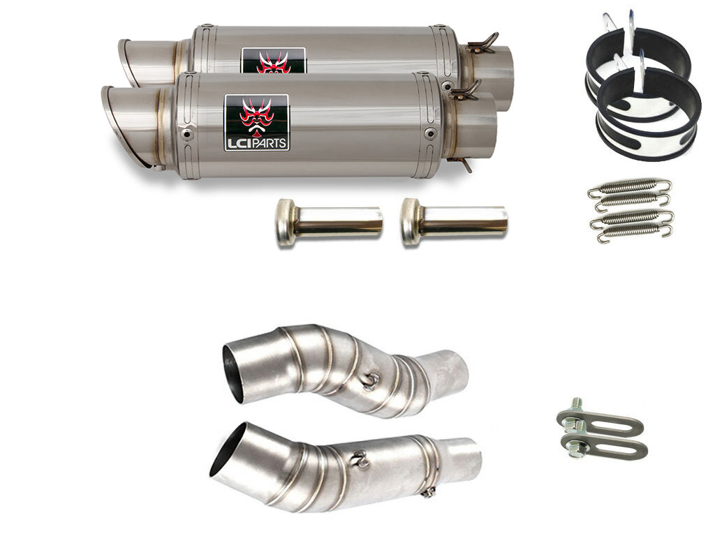 カワサキ Z1000 2010-2019 LCIPARTS ショートステンレススリップオンマフラー