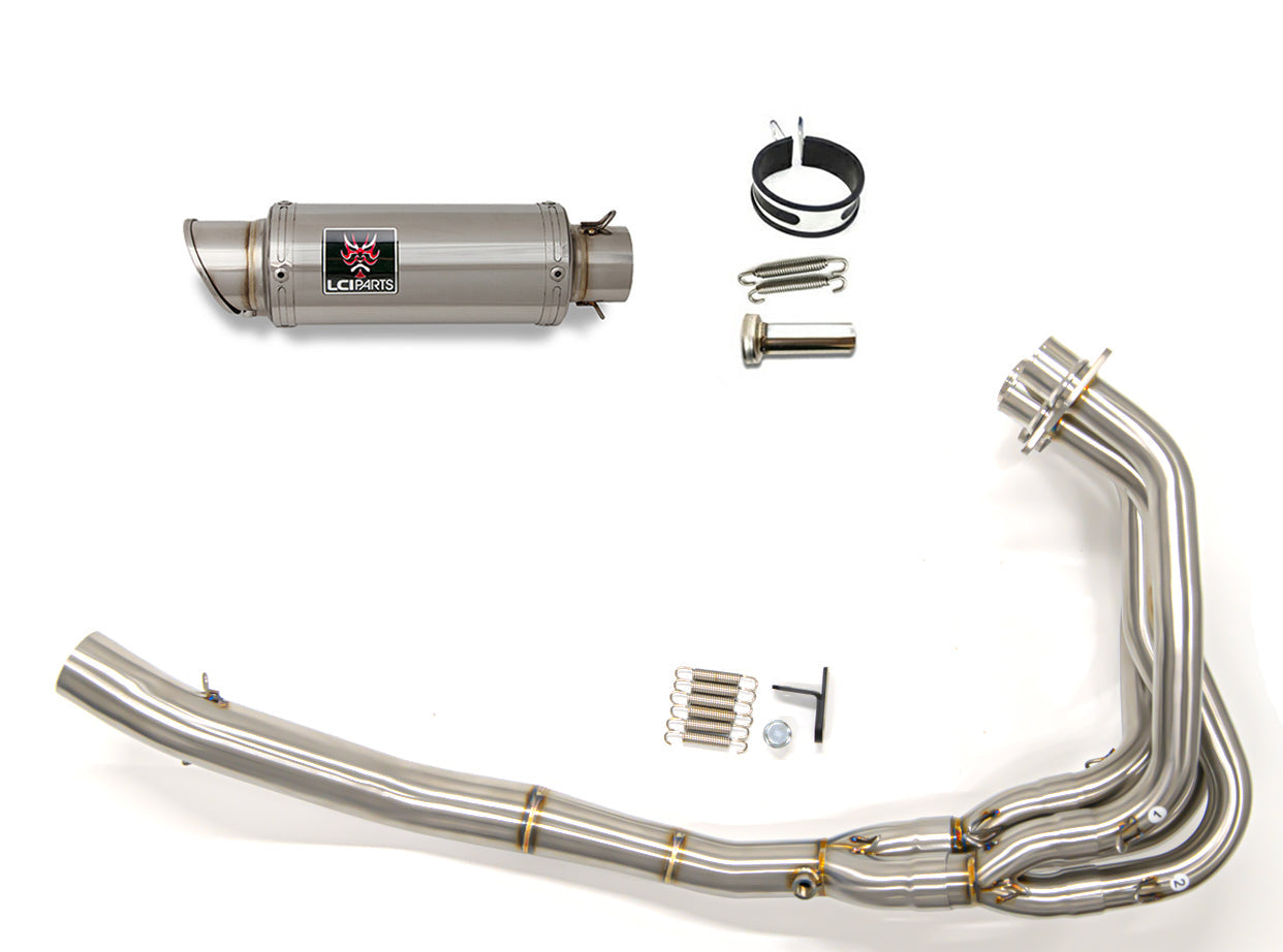 カワサキ ニンジャ ZX-25R SE 2023-2025 LCIPARTS LCIPARTS ショートステンレスフルエキゾーストマフラー