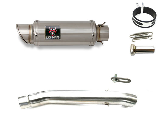 スズキ RF400R/RV 1993-2000  LCIPARTS ショートステンレススリップオンマフラー