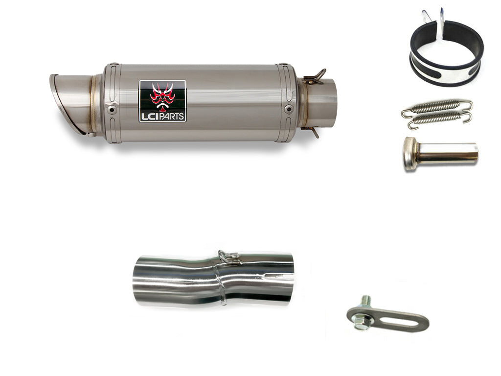 スズキ Vストローム800 V-STROM800 2023-2025 LCIPARTS ショートステンレススリップオンマフラー