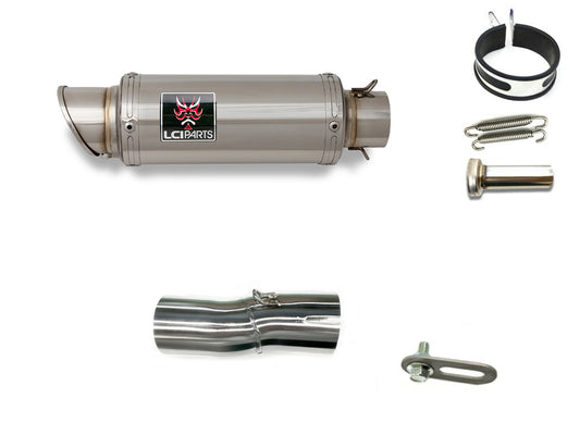 スズキ Vストローム800 V-STROM800 2023-2025 LCIPARTS ショートステンレススリップオンマフラー