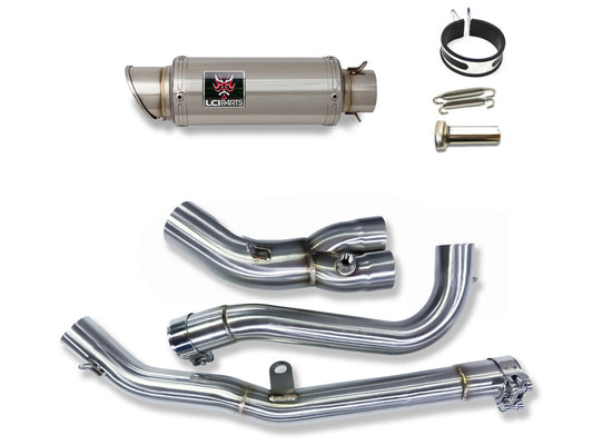 スズキ Vストローム650 | V-Strom 650 2017-2015 LCIPARTS ショートステンレスフルエキゾーストマフラー