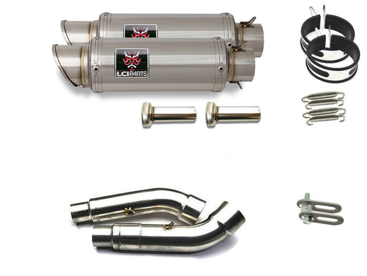 トライアンフ ストリートトリプル 2007-2012 LCIPARTS ショートステンレススリップオンマフラー