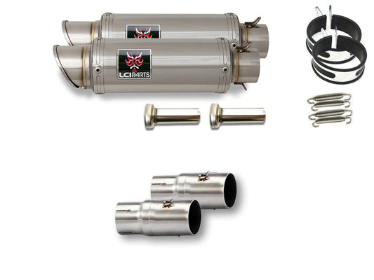 トライアンフ スピードトリプルRS / R 2016-2019 LCIPARTS ショートステンレススリップオンマフラー