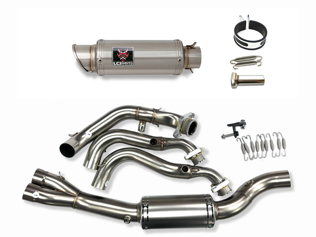 トライアンフ TRIDENT660 トライデント660 2021-2025 LCIPARTS ショートステンレスフルエキゾーストマフラー