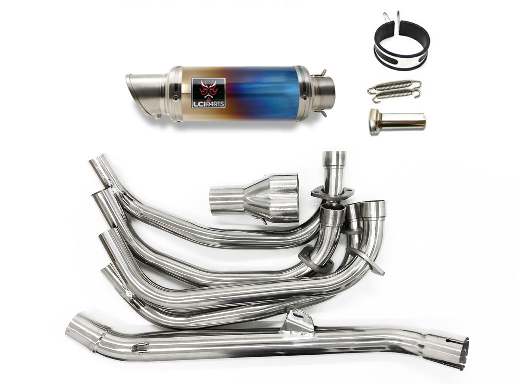 ホンダ CB400SF CB400SB NC39 1999-2007 LCIPARTS ショートチタンフルエキゾーストマフラー