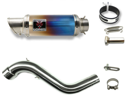 ホンダ VFR1200F VFR1200X 2010-2016  LCIPARTS ショートチタンスリップオンマフラー