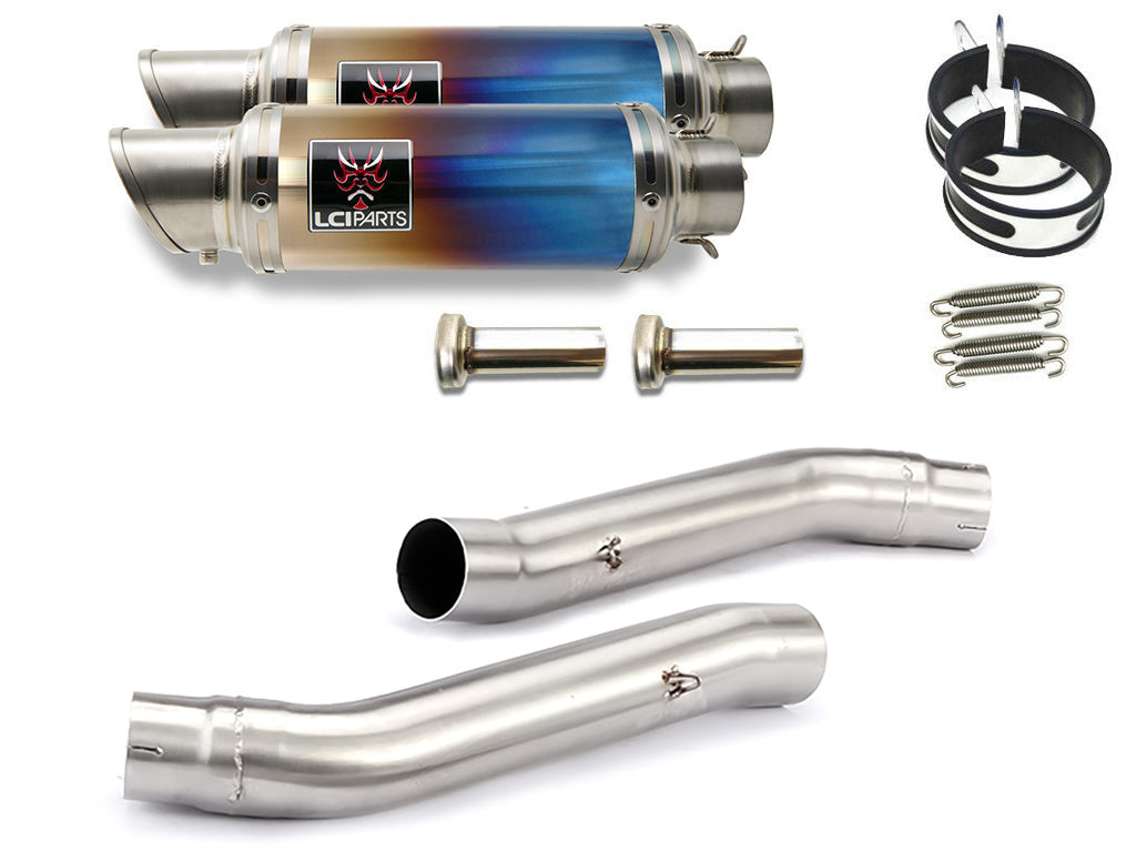 カワサキ Z1000 2003-2006 LCIPARTS ショートチタンスリップオンマフラー