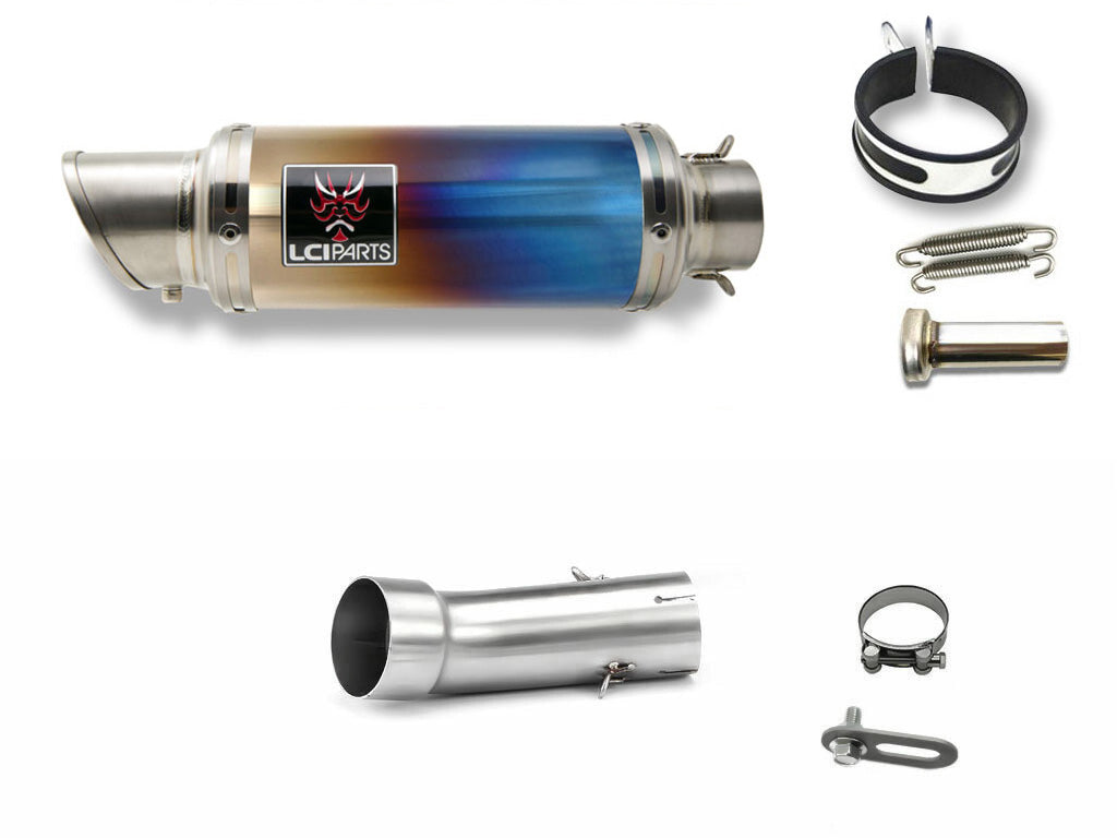 NINJA250 LCI PARTS ツインエンド　チタン　スリップオンマフラー カワサキ NINJA250 ニンジャ250 Z250 2018-2024｜LCIPARTS公式