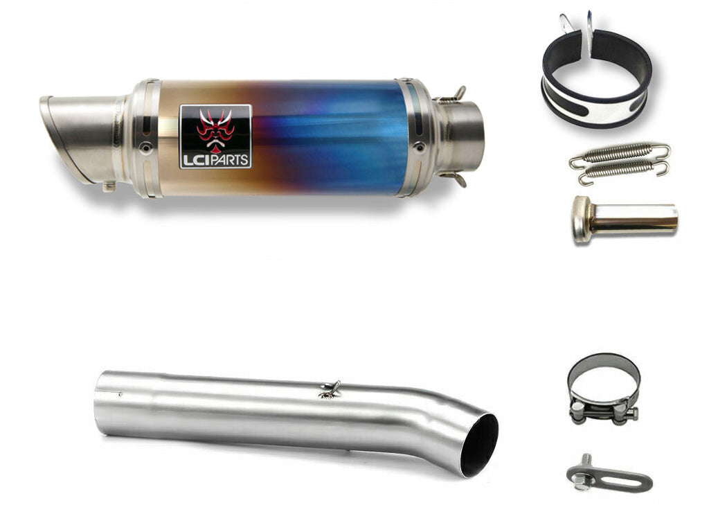 カワサキ ヴェルシス1000 Versys1000 2012-2018 LCIPARTS ショートチタン スリップオン マフラー