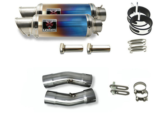 スズキ ハヤブサ Hayabusa 2021-2025 (8BL-EJ11A) LCIPARTS ショートチタン スリップオン マフラー