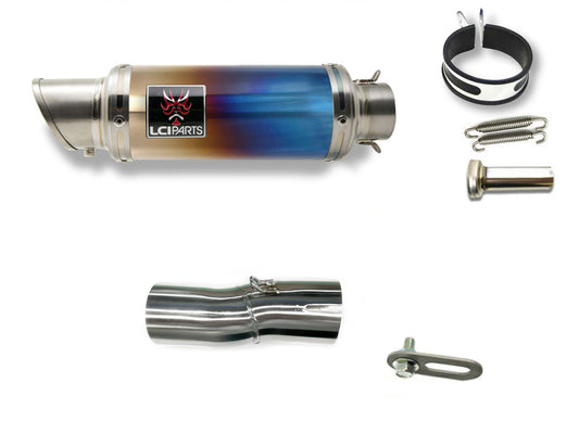 スズキ Vストローム800DE V-STROM800DE 2023-2025 LCIPARTS ショートチタンスリップオンマフラー