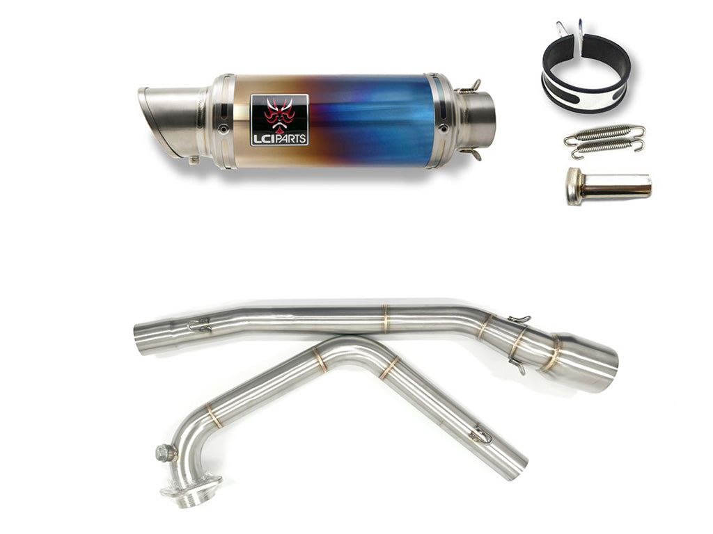 SUZUKI / gsx-r125 BLACK WIDOW マフラー GSX-R 125 / 150 2017 - 2024 Performance Exhaust System 230mm