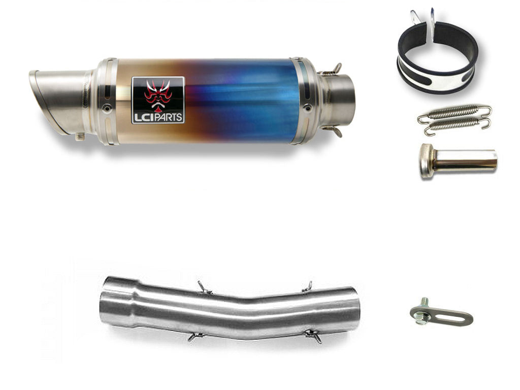 トライアンフ デイトナ Daytona T509/T595/T955i 1997-2001 LCIPARTS ショートチタンスリップオンマフラー