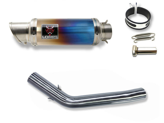 トライアンフ Tiger800 2010-2017 LCIPARTS ショートチタンスリップオンマフラー
