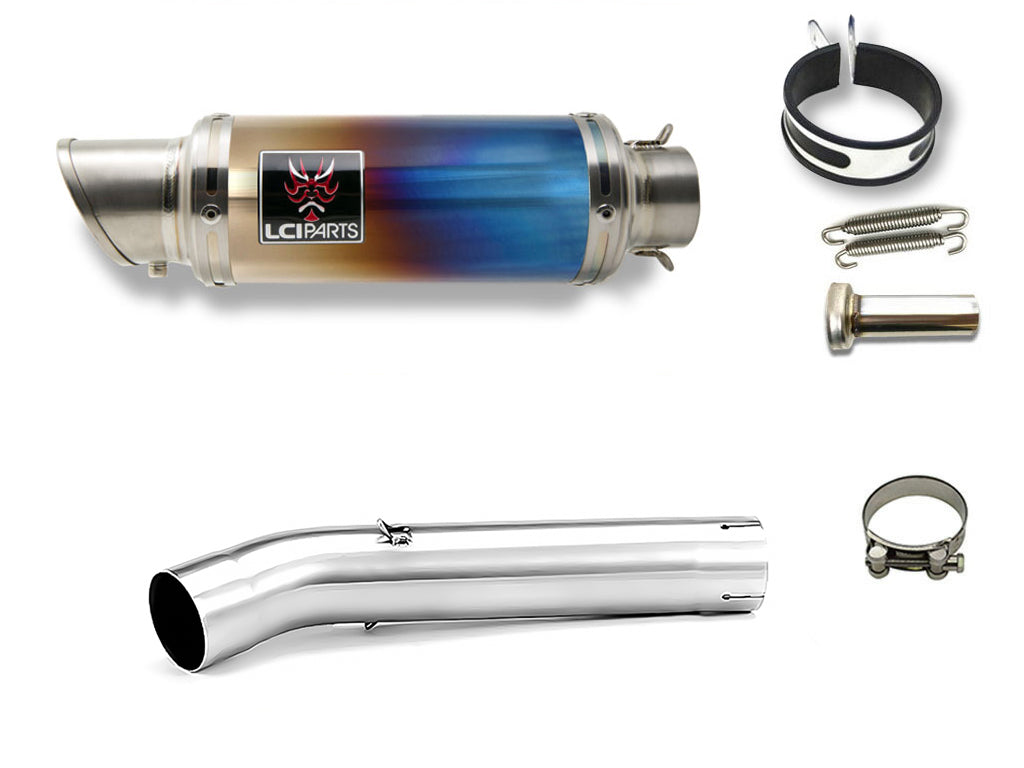 ヤマハ FZR400R (3EN2) 1989 LCIPARTS ショートチタンスリップオンマフラー