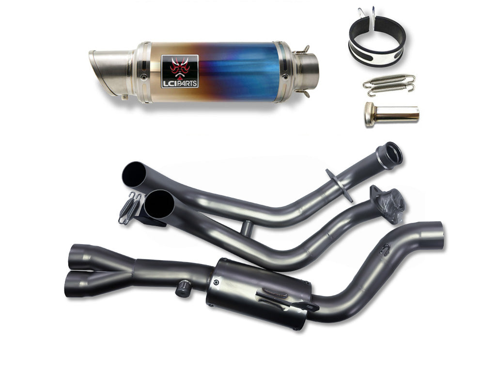 ヤマハ YZF-R7 2021-2025 LCIPARTS ショートチタンフルエキゾーストマフラー