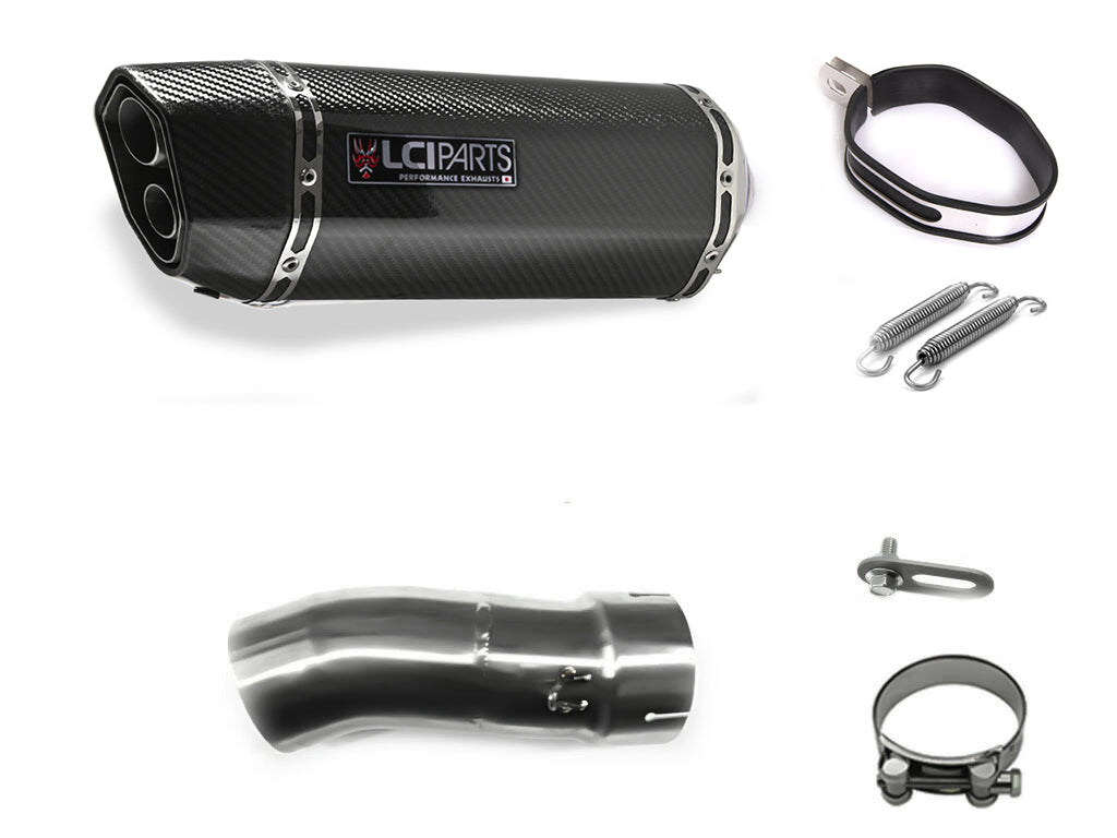 BMW S1000RR 2015-2016 LCIPARTS ツインエンド カーボン スリップオンマフラー