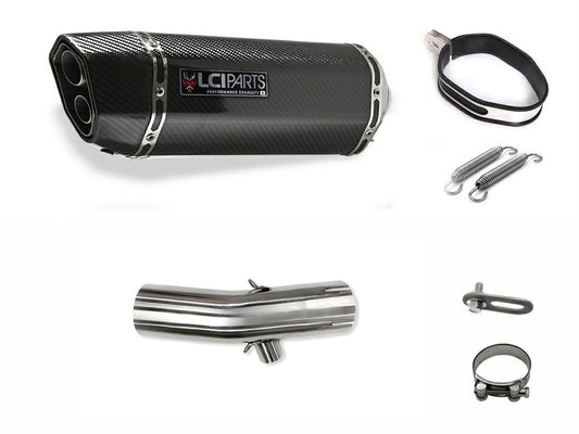 ホンダ NT1100 2022-2025 (8BL-SC84) LCIPARTS ツインエンド カーボン スリップオン マフラー