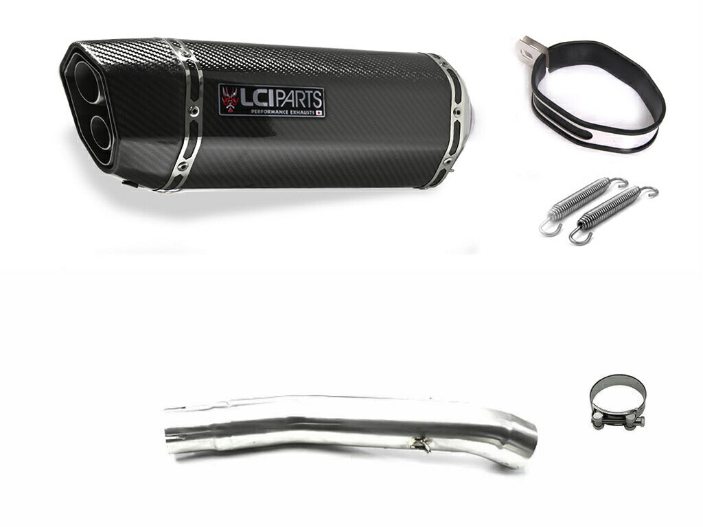 スズキ GSX-R1000 K5K6 2005-2006 LCIPARTS ツインエンド カーボン スリップオンマフラー