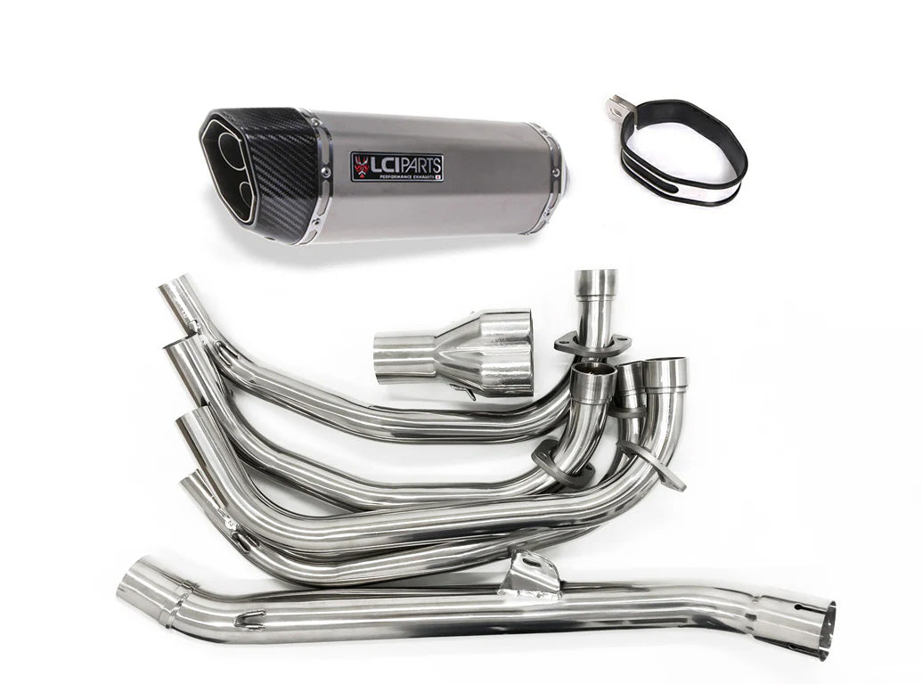 ホンダ CB400SF CB400SB NC39 1999-2007 LCIPARTS ツインエンド ステンレス フルエキゾーストマフラー