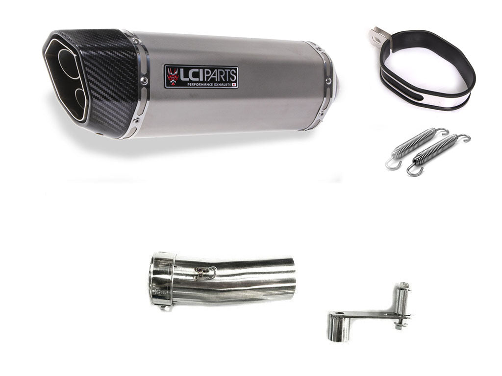 ホンダ CRF1000L AFRICA TWIN 2016-2024 SD04 LCIPARTS ツインエンド ステンレス スリップオンマフラー