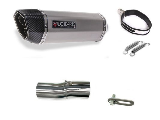 スズキ Vストローム800DE V-STROM800DE 2023-2025 LCIPARTS ツインエンド ステンレス スリップオンマフラー