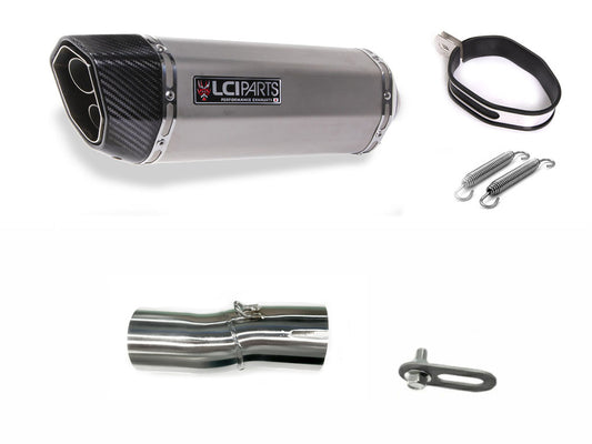 スズキ Vストローム800 V-STROM800 2023-2025 LCIPARTS ツインエンド ステンレス スリップオンマフラー