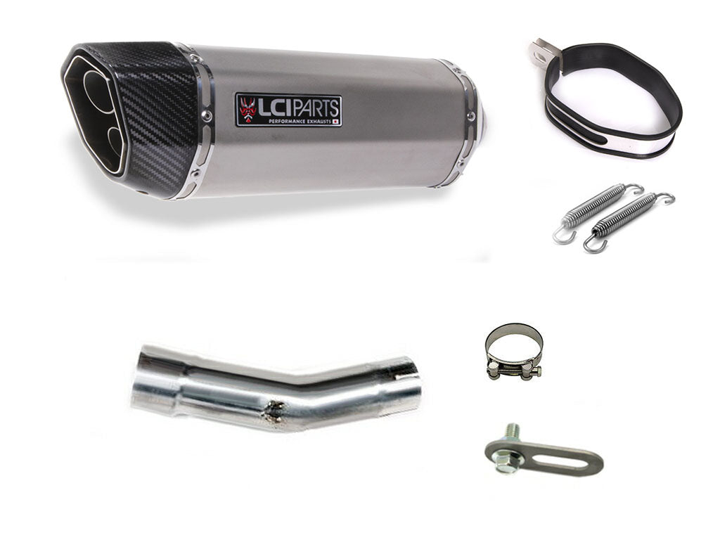 トライアンフ デイトナ675 DAYTONA675 2013-2017 LCIPARTS ツインエンド ステンレス スリップオンマフラー