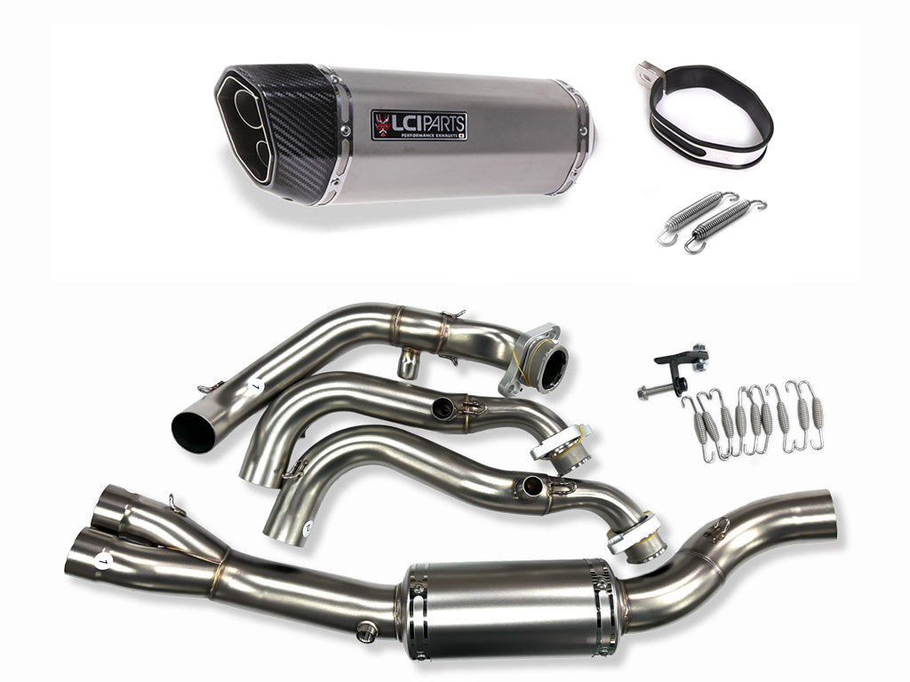 トライアンフ Daytona660 デイトナ660 2024-2025 LCIPARTS ツインエンド ステンレス フルエキゾーストマフラー