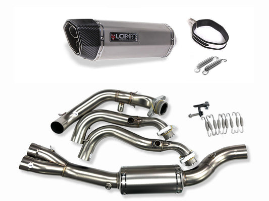 トライアンフ Daytona660 デイトナ660 2024-2025 LCIPARTS ツインエンド ステンレス フルエキゾーストマフラー