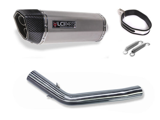 トライアンフ Tiger800 2010-2017 LCIPARTS ツインエンド ステンレス スリップオンマフラー