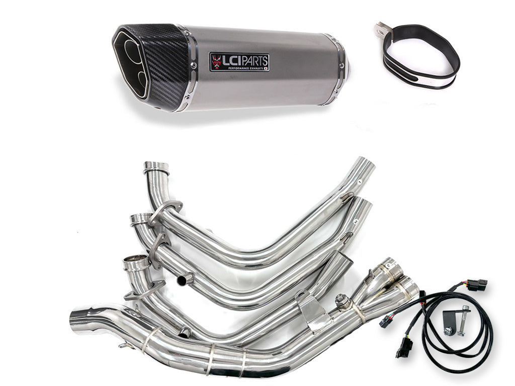 ヤマハ MT-09 2024-2025 LCIPARTS ツインエンド ステンレス フルエキゾーストマフラー