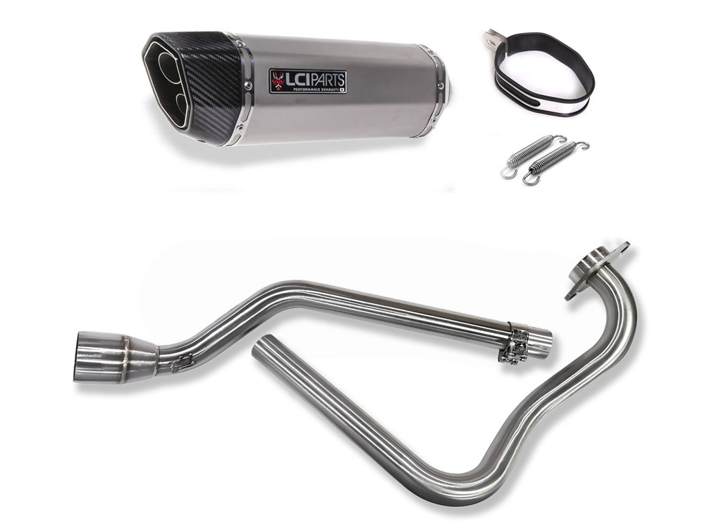 ヤマハ FZ25 FZS250 2017-2025 LCIPARTS ツインエンド ステンレス フルエキゾーストマフラー