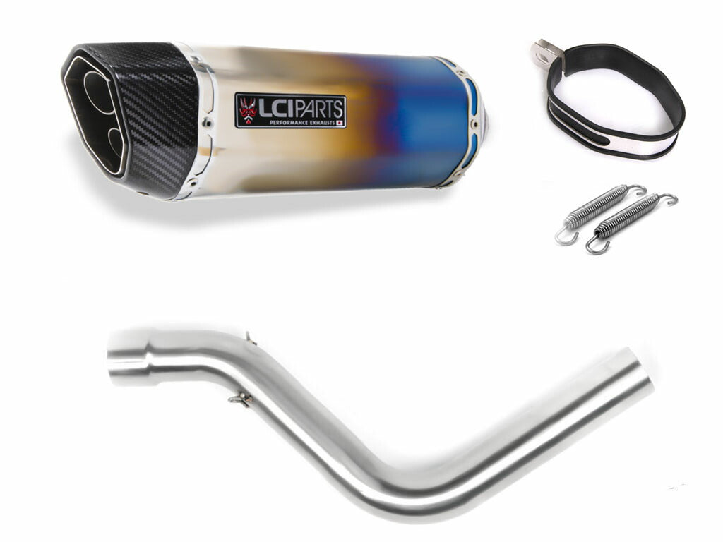 GPX Gentleman RACER 200 2019-2021 LCIPARTS ツインエンド チタン スリップオンマフラー