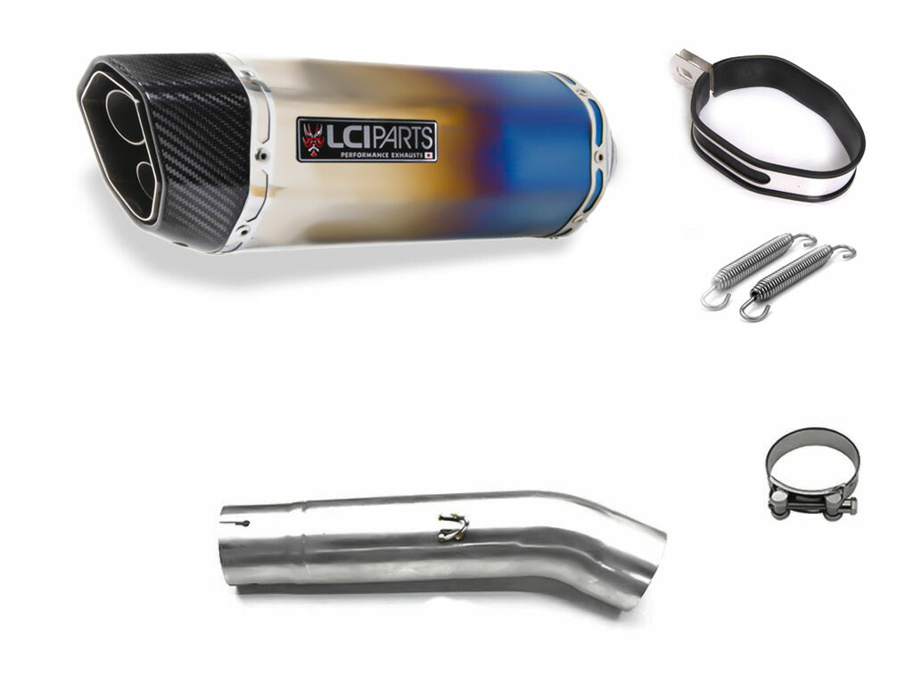 ホンダ CB400SF CB400SB 2007-2022 NC42 LCIPARTS ツインエンド チタン スリップオンマフラー