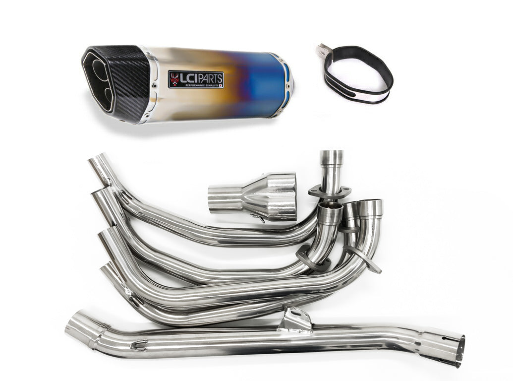 ホンダ CB400SF CB400SB NC42 2008-2017 LCIPARTS ツインエンド チタン フルエキゾーストマフラー