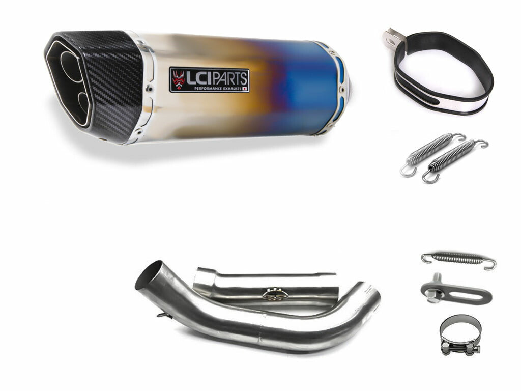 ホンダ HORNET250 ホーネット250 1996-2007 MC31 LCIPARTS ツインエンド チタン スリップオンマフラー