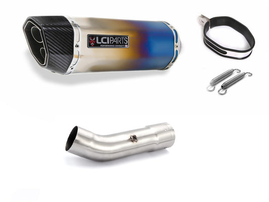 ホンダ HAWK 11 ホーク11 2022-2024 (8BL-SC85) LCIPARTS ツインエンド チタン スリップオン マフラー