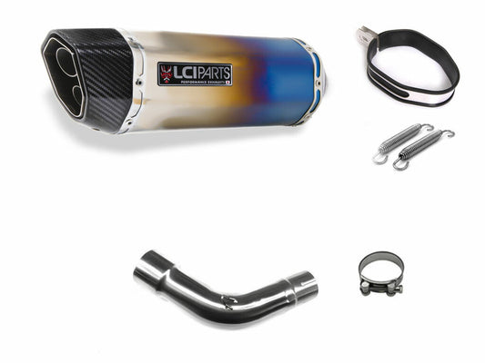 ホンダ REBEL500 レブル500 2017-2024 LCIPARTS ツインエンド チタン スリップオン マフラー