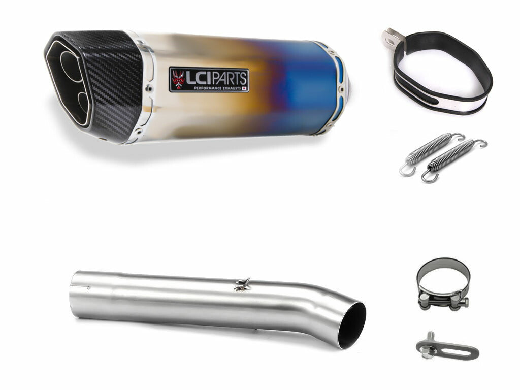 ホンダ CB1000 HORNET 2025- LCIPARTS ツインエンド チタン スリップオンマフラー