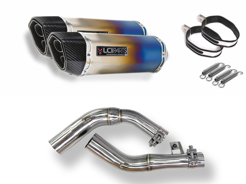 ホンダ CBF1000 2006-2010 LCIPARTS ツインエンド チタン スリップオンマフラー